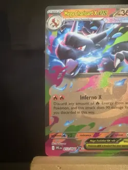 MEGA CHARIZARD X EX 013/094 - Phantasmal Flames Holo NM - Pokemon TCG Card - Image 2