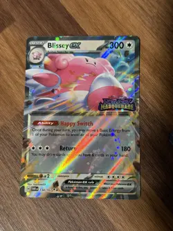 Pokemon TCG Blissey ex 134/167 - Double Rare Twilight Masquerade Promo Stamped - Image 1