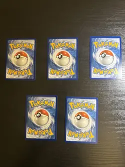 Pokemon TCG Pikachu Lot 5 Cards Common and Uncommon Near Mint - Image 5