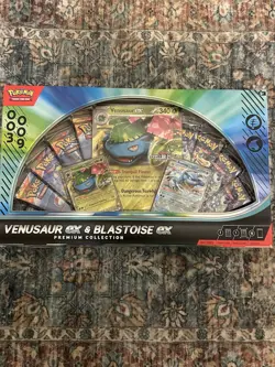 Pokemon TCG Venusaur ex & Blastoise ex Premium Collection Factory Sealed Box - Image 1