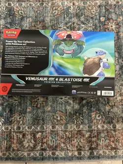 Pokemon TCG Venusaur ex & Blastoise ex Premium Collection Factory Sealed Box - Image 2