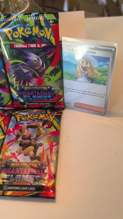 Phantasmal Flames, 4 Booster Pack Lot, Factory Sealed Art Set, Pokemon TCG, Fast - Image 2