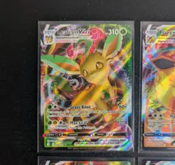 Pokemon TCG VMAX Lot of 7: Leafeon, Flareon, Jolteon, Mew, Rayquaza - Near Mint - Image 2