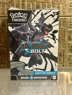 Pokemon TCG Scarlet & Violet Black Bolt Booster Bundle, Sealed - Image 1