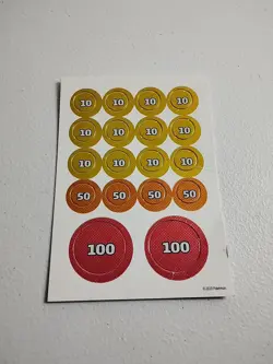 Pokemon Damage Counters Cardboard Un-punched 2020 - Image 2
