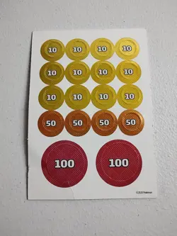 Pokemon Damage Counters Cardboard Un-punched 2020 - Image 3