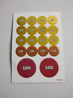 Pokemon Damage Counters Cardboard Un-punched 2020 - Image 4