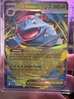 Pokemon TCG Mega Venusaur EX 003/132 Ultra Rare Holo Mega Evolution - Image 1