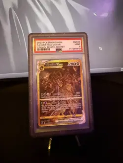 2023 POKEMON SWSH CROWN ZENITH GIRATINA VSTAR GG69/GG70 FA SECRET RARE PSA 9 - Image 1