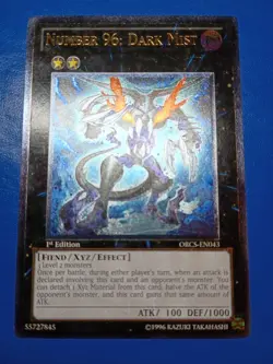 1st Ed Number 96: Dark Mist ORCS-EN043 Ultimate rare Yugioh! - Image 1