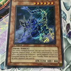 YuGiOh! Ido The Supreme Magical Force - CRMS-EN096 - Secret Rare, 1st Ed - Image 4