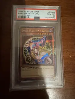 PSA 10 GEM MINT Dark Magician Girl MP24-EN009 1st Ed Yu-Gi-Oh! QCR - Image 1