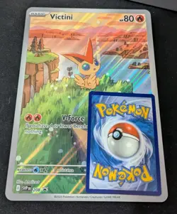 Pokemon Victini 208 JUMBO CARD Black Star Promo Black Bolt & White Flare TCG - Image 1