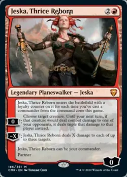 MTG English Jeska, Thrice Reborn NM Normal Commander Legends - Image 1