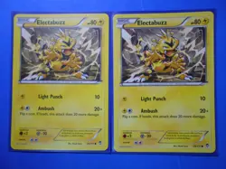 Electivire 30/111 & 2x Electabuzz 29/111 Pokemon card XY Furious Fists NM - Image 2