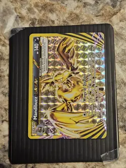 Mandibuzz BREAK XY182 Ultra Rare Black Star Promo Pokemon Card - Image 1