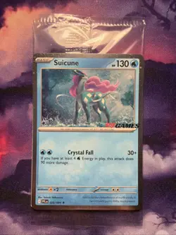 Suicune 026/094 EB Games Stamped Promo Holo Phantasmal Pokemon Card - SEALED - Image 1