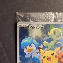 Sealed Pikachu SVP 027 Scarlet & Violet Paldea Evolved Promo Card ETB Elite Box - Image 4