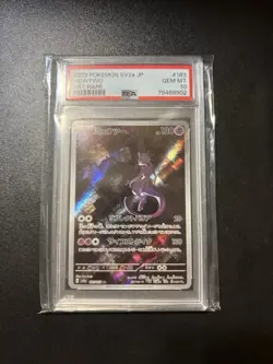 Mewtwo 183/165 AR Art Rare 151 SV2a Japanese 2023 Pokemon Card - Graded PSA 10 - Image 1