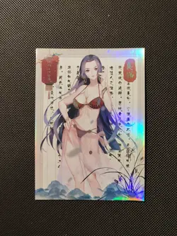 No. 029 Boa Hancock One Piece Manga Anime Goddess Story TCG Holo Waifu Card - Image 2