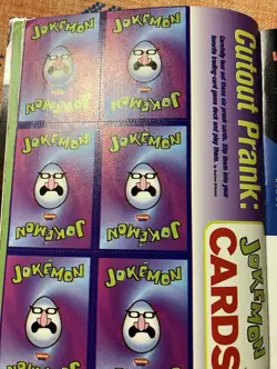 1999 Vintage Pokemon TCG Parody Cards from Nickelodeon - Jokemon FULL SET - Image 2