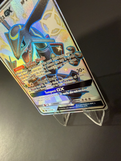 Rayquaza GX 177a/168 Hidden Fates Alternate Art Shiny Pokemon Card - Image 3
