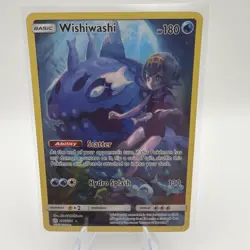 Pokemon TCG Wishiwashi Cosmic Eclipse Holo Card 240/236 Secret Rare - Image 1