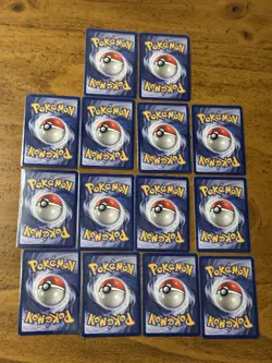 1999 Pokemon Fossil Set First Edition Haunter Kabuto 14 Cards Vintage TCG WOTC - Image 2