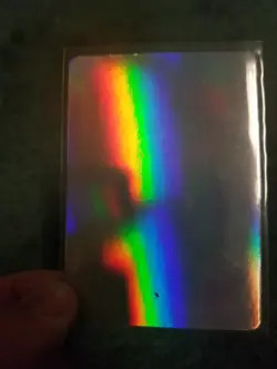 RARE ANDROID 18 DRAGON BALL Z RAINBOW FOIL WAIFU ANIME CARD - Image 5