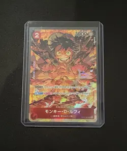 Monkey D Luffy OP01-024 SR (Parallel) ROMANCE DAWN ONE PIECE Card Game Japanese - Image 1