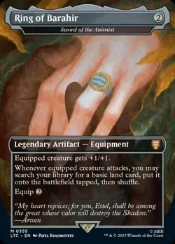 1x Ring of Barahir (Sword of the Animist) (355) ~~ Borderless - Foil NM-Mint, En - Image 1
