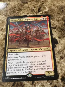 ALESHA, WHO LAUGHS AT FATE Magic MTG Foundations - Image 1