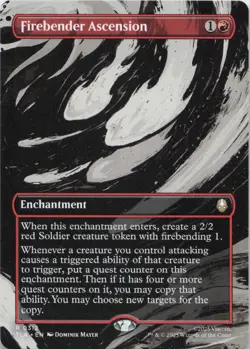 Firebender Ascension (Borderless) R Avatar: The Last Airbender 312 NM MTG - Image 1