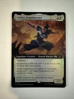 Sokka Swordmaster (Extended Art Foil) Eternal- Avatar Last Airbender Regular - Image 1