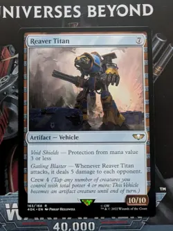 MTG Reaver Titan Universes Beyond: Warhammer 40000 (40K) Regular NM - Image 1