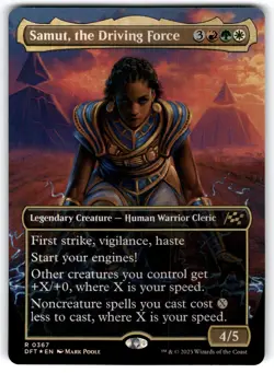 FOIL Samut, the Driving Force (Borderless) #367 Aetherdrift - Image 1