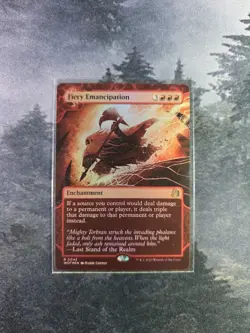 Fiery Emancipation Wilds of Eldraine: Enchanting Tales Foil - Image 1