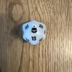 Magic the Gathering Final Fantasy D20 Spindown Moogle die - Image 1