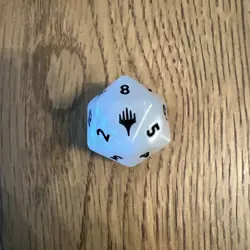 Magic the Gathering Final Fantasy D20 Spindown Moogle die - Image 2