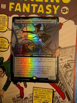 MTG Lady Octopus, Inspired Inventor (Extended Art) Marvel's Spider-Man Foil NM - Image 1
