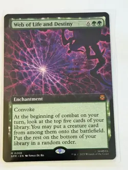 Web of Life and Destiny Extended Art Marvel's Spider-Man 268 - Image 1