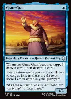 4x Gran-Gran MTG Avatar: The Last Airbender NM Magic Regular - Image 1