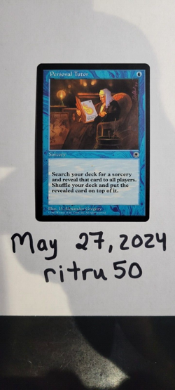Magic The Gathering MTG Personal Tutor Portal Rare NM - Image 1
