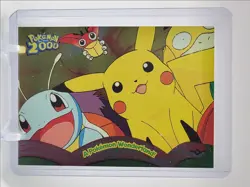 A POKEMON WONDERLAND! 2000 TOPPS POKEMON THE MOVIE #3 Q2371 - Image 1