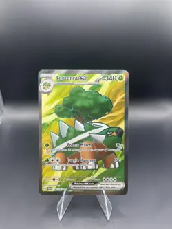 Torterra ex 185/162 - Pokemon SV05: Temporal Forces Full Art Ultra Rare Holo NM - Image 1