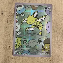 After Skool Hobby Ditto Scyther 56 Series 2 Holo Pokemon Fan Art Genetic Mystery - Image 1