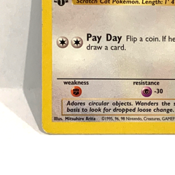Meowth 56/64 1st Edition Jungle 1999 Pokemon WOTC TCG MP - Image 4
