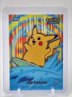 PIKACHU 2000 TOPPS POKEMON TV ANIMATION EDITION #25 B Q2371 - Image 1