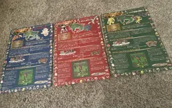 Pokemon Japanese Vending Machine Series Lot Of 3 Unpeeled Sheets - Image 2