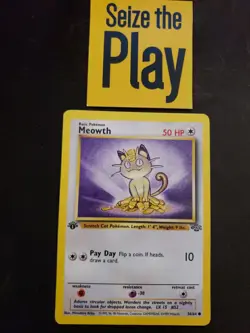Pokemon TCG 1x SP 1st Edition Meowth - Jungle (56/64) x1 [Listing 2/2] - Image 1